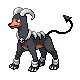 Imagen de Houndoom hembra en Pokémon Oro HeartGold y Plata SoulSilver