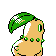 Imagen posterior de Chikorita en la segunda generación