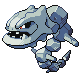 Imagen de Steelix hembra en Pokémon Platino