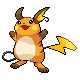 Imagen de Raichu hembra en Pokémon Oro HeartGold y Plata SoulSilver