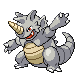 Imagen de Rhydon macho en Pokémon Diamante y Perla