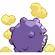 Imagen posterior de Koffing macho o hembra en la cuarta generación