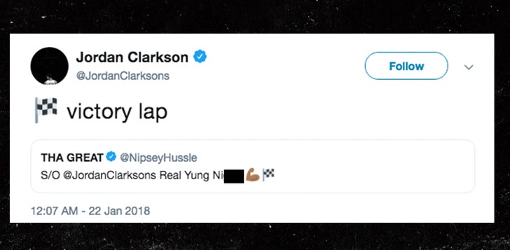 Jordan Clarkson on Nipsey Hussle Murder 'Stop Killing Black People' :: 0401-jordan-clarckson-tweet-1