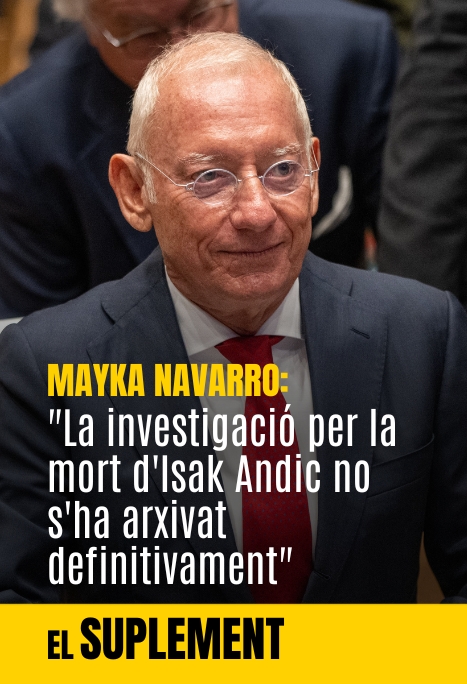 Imatge de:Mayka Navarro: "La investigació per la mort d'Isak Andic no s'ha arxivat definitivament"