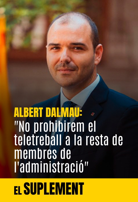 Imatge de:Albert Dalmau: "No prohibirem el teletreball a la resta de membres de l'administració"