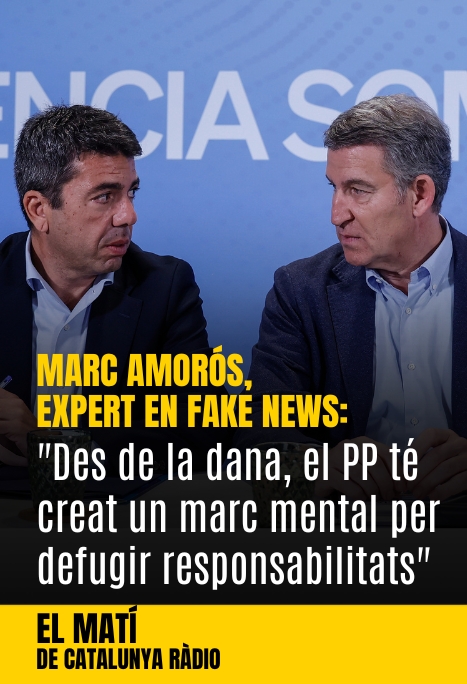 Imatge de:Marc Amorós: "Des de la dana, el PP té creat un marc mental per defugir responsabilitats"