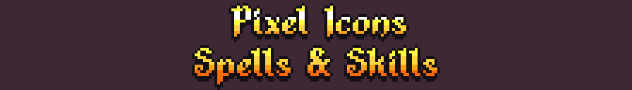 Pixel Icons - Spells & Skills