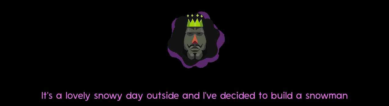 Katamari Snow Day