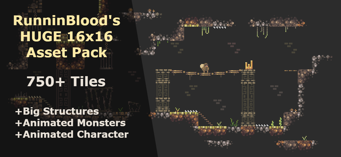 RunninBlood's HUGE 16x16 Asset Pack