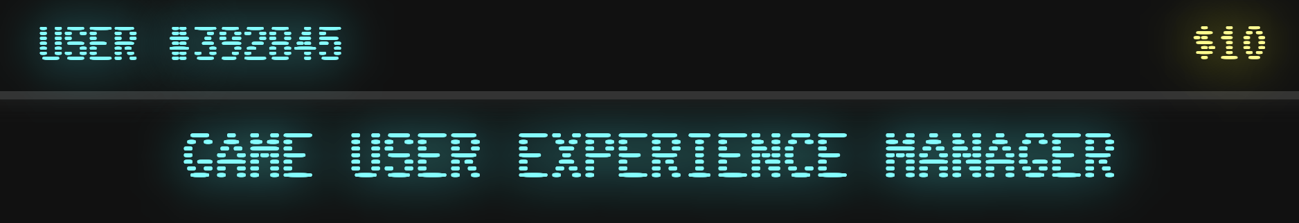 GAME USER EXPERIENCE MANAGER SIMULATOR