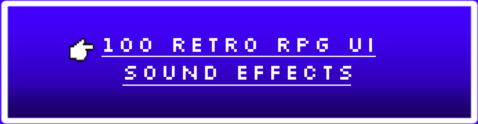 Retro RPG 100 UI Sound Effects