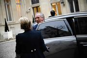 François Bayrou arrivant au ministère de l’intérieur, à Paris, le 23 décembre.