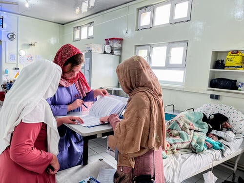 MSF gynaecologists in Khost