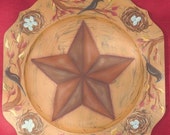 PATTERN, Painting Pattern, Barn Star, Blackbird, Plate, OFG, FAAP, Fall, DecoArt Americana, Acrylic,