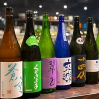 日本酒の取り揃えが豊富