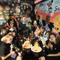 着席６０名様の広々フロア！！学生さんのサークル飲み会、ハロウィン仮装パーティーなど各種イベント時には貸切Ｐａｒｔｙが大活躍します★