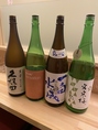 様々な旬の日本酒をお出ししていますので、気軽にスタッフまでお聞きください♪