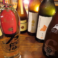 焼酎や日本酒各種取り揃えております！