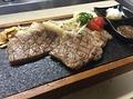 料理メニュー写真 宇部牛石焼サーロインステーキ