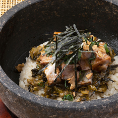 石焼き　チャーシュー明太高菜炒飯