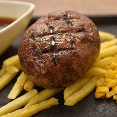 黒毛牛の炭焼こぶしハンバーグ <200g>