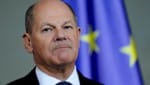 Für Deutschlands Bundeskanzler Olaf Scholz befinden wir uns in einer „verdammt ernsten Zeit“. (Bild: APA/AP)