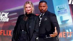 Cameron Diaz und Jamie Foxx in Berlin (Bild: picturedesk.com/Nadja Wohlleben / REUTERS)