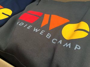 IndieWebCamp Hoodie are ready!