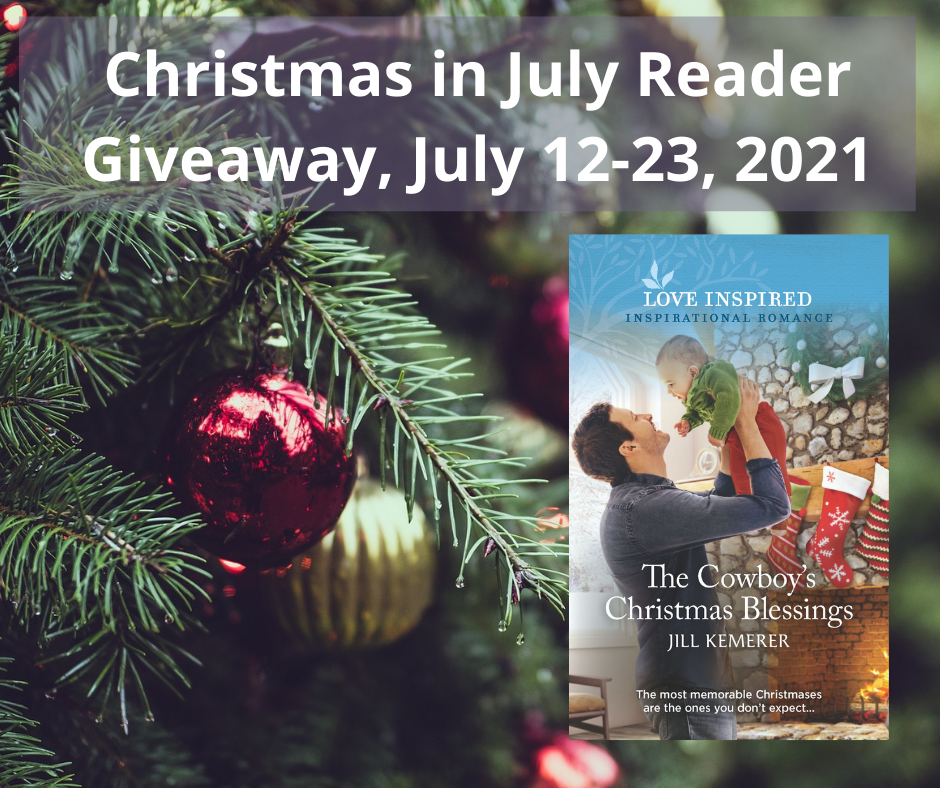 Christmas in July Reader Giveaway. Jill Kemerer