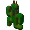 Cactuar Model from the FFRKxKH Gummi Ship game