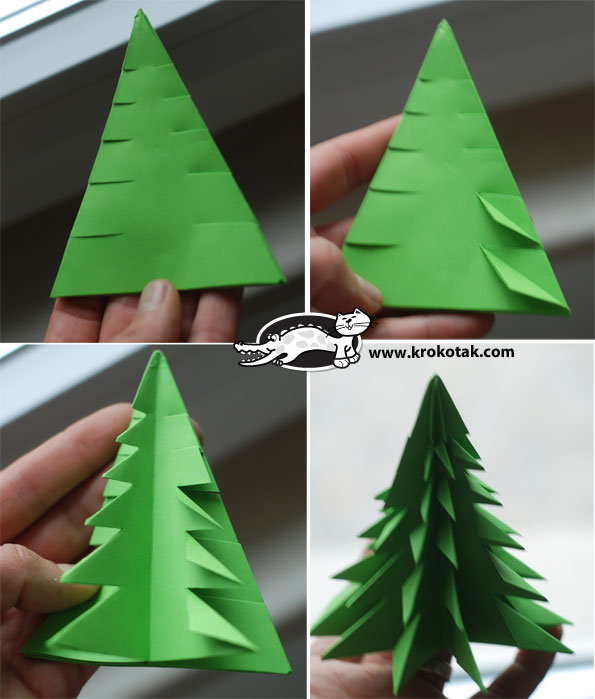 Fold a fir tree