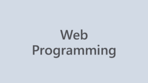 Web Programming