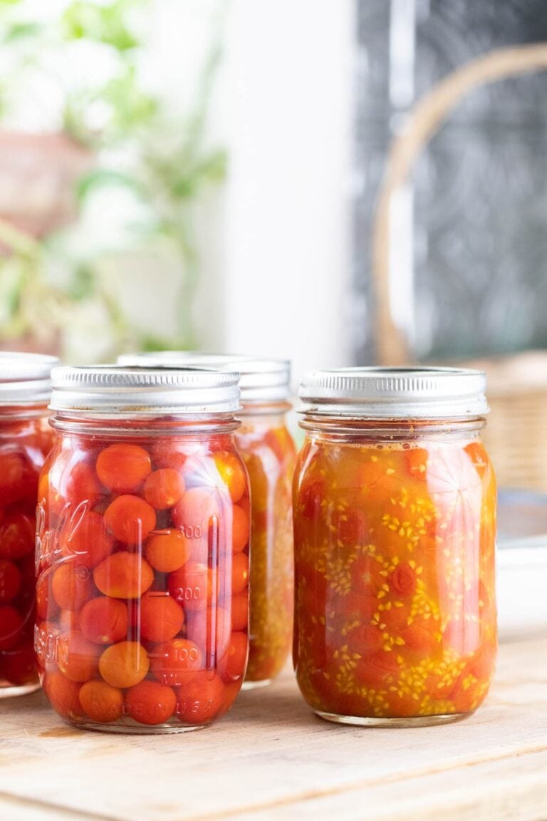 Canning Cherry Tomatoes (Two Simple Ways!)