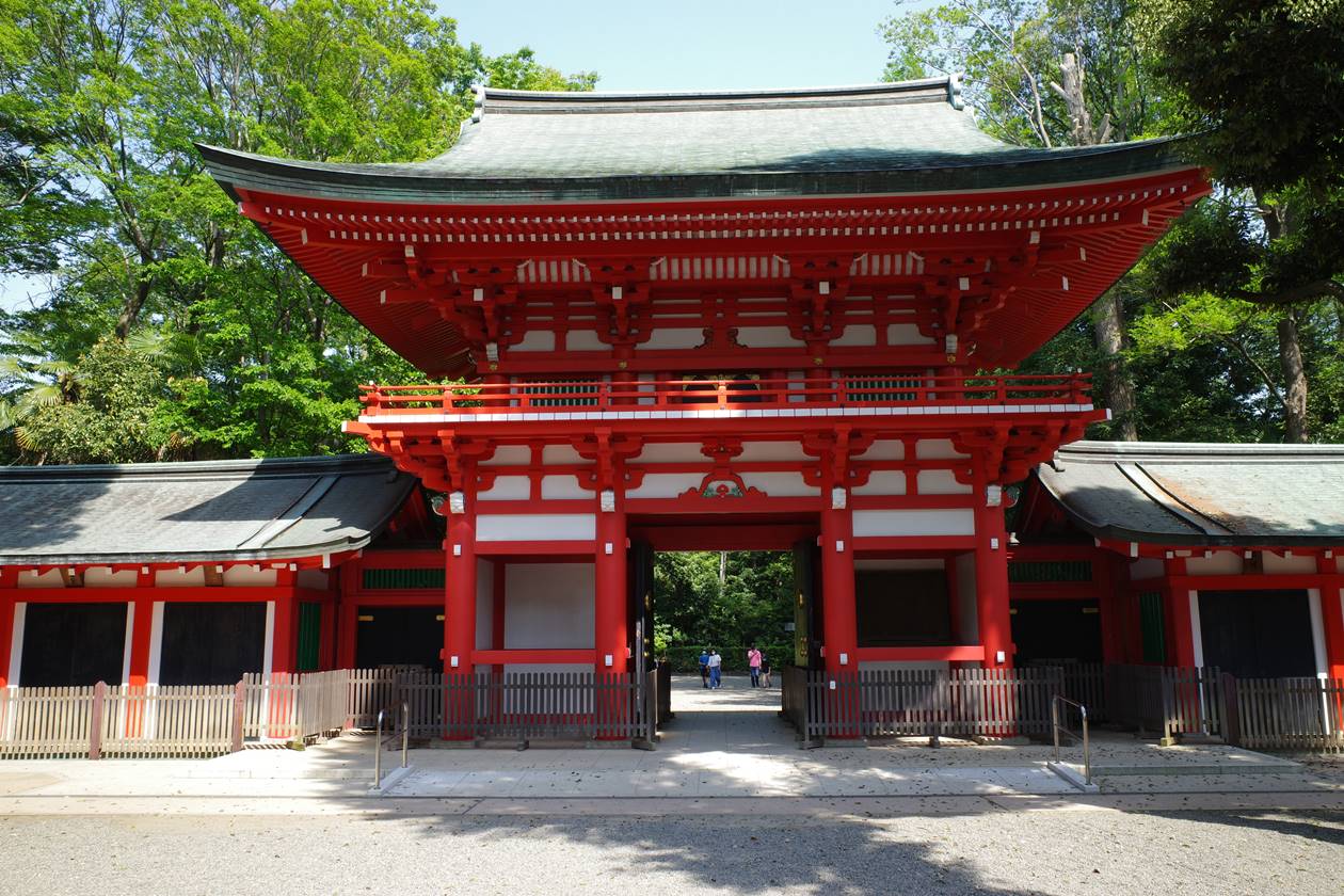 井草八幡宮・神門