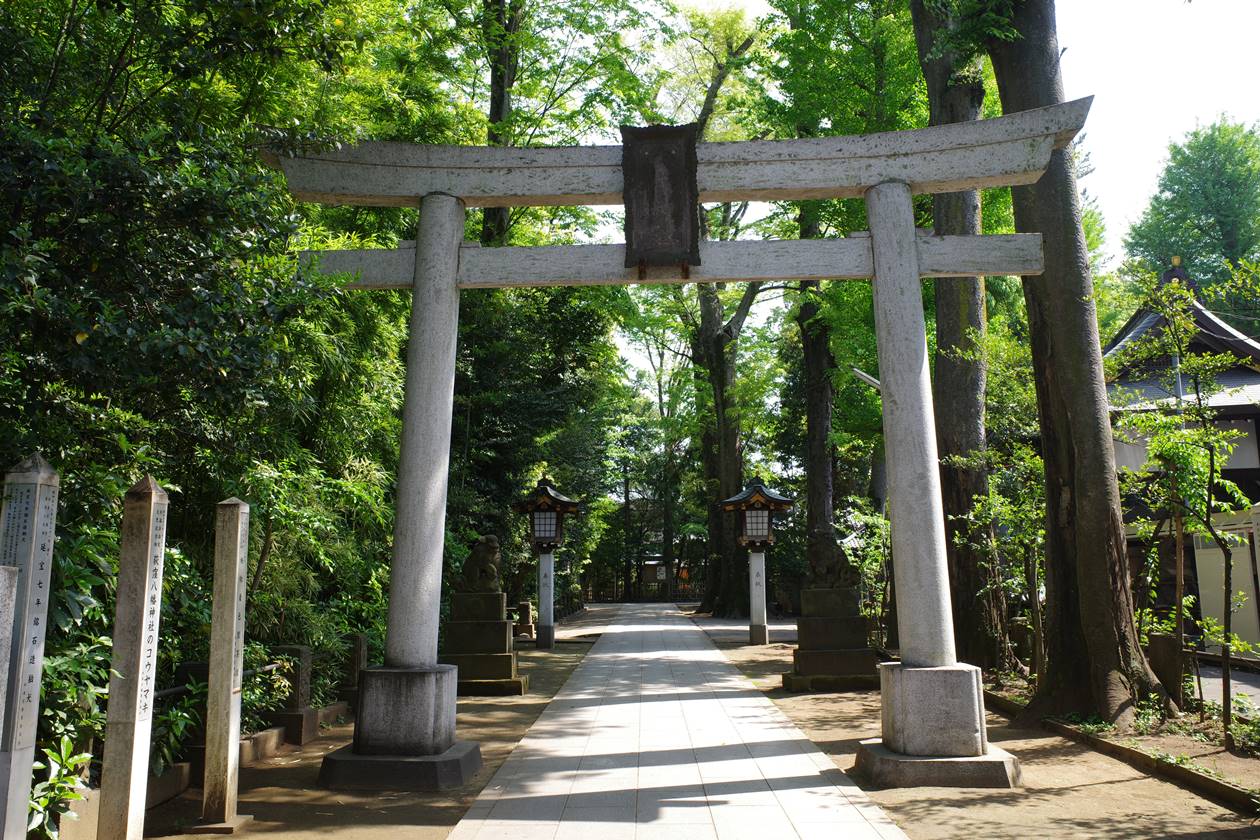 荻窪八幡神社の鳥居