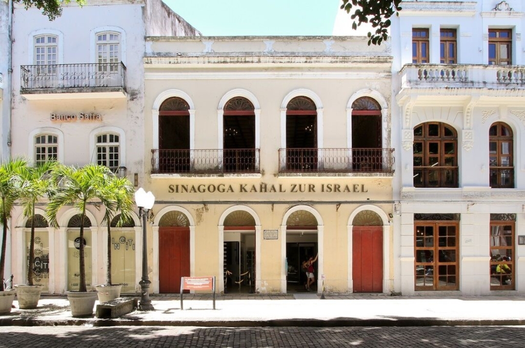 La primera sinagoga de Brasil, ubicada en Recife, capital del estado de Pernambuco – Foto: Ed Machado/Folha de Pernambuco