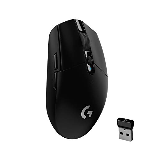 Logitech G305 LIGHTSPEED Wireless Gaming Mouse, Hero 12K Sensor, 12,000 DPI, Lightweight, 6 Programmable Buttons, 250h Batter