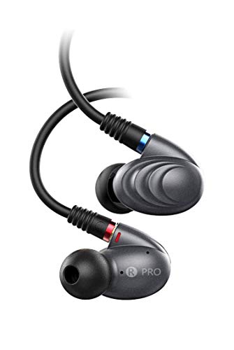 FiiO F9 PRO Best Over The Ear Headphones/Earphones/Earbuds Detachable Cable Design Triple Driver Hybrid (1 Dynamic + 2 Knowles BA) in-Ear Monitors with Android Compatible Mic and Remote (Titanium) ...