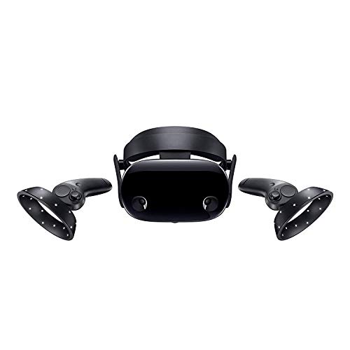 SAMSUNG HMD Odyssey+ Windows Mixed Reality Headset with 2 Wireless Controllers 3.5' Black (XE800ZBA-HC1US)