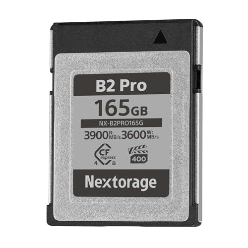 Nextorage 日本メーカー CFexpress 4.0 TypeB 165GB VPG400 最大読出し速度3900MB/s 最大書込み速度3600MB/s pSLC 4K/8K動画撮影 NX-B2PRO165G ネクストレージ メモリーカード