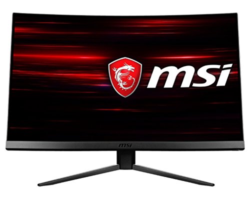 MSI Full HD Non-Glare 1ms 1920 x 1080 144Hz Refresh Rate USB/DP/HDMI Smart Headset Hanger Free Sync 24Gaming Curved Monitor (Optix MAG241C) - Black