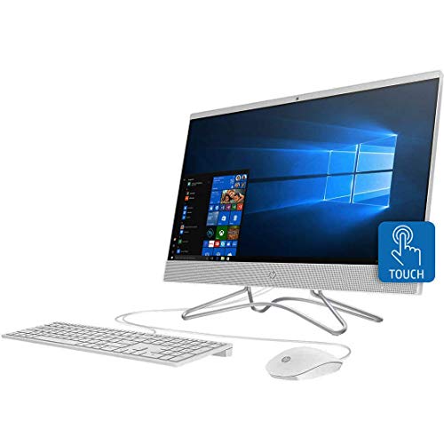 HP 24-F0047C All-in-One Touchscreen PC AIO 8GB/1TB, Silver (Renewed)