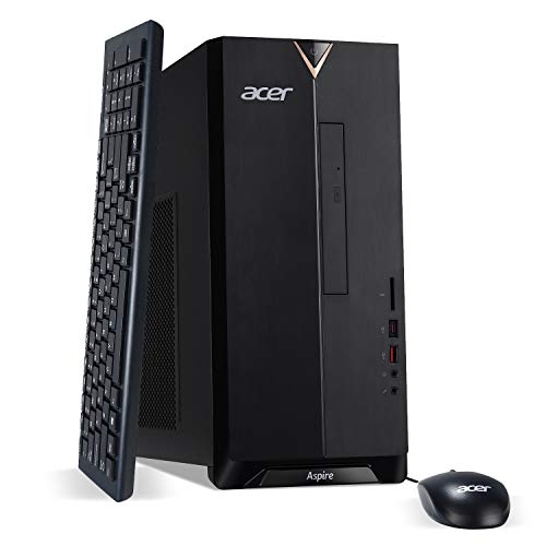 Acer Aspire TC-885-ACCFLi5O Desktop, 8th Gen Intel Core i5-8400, 8GB DDR4 + 16GB Optane Memory, 2TB HDD, 8X DVD, 802.11ac WiFi, Windows 10 Home