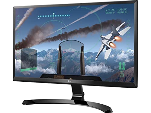 LG 24UD58-B Monitor 24' 4K Ultrafine (3840 x 2160) IPS Display, FreeSync, On-Screen Control, Screen Split 2.0, Game Mode, Black Stabilizer - Black