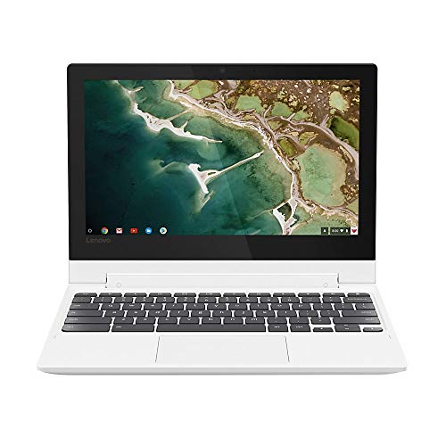 Lenovo Chromebook C330 2-in-1 Convertible Laptop, 11.6' HD Display, MediaTek MT8173C, 4GB RAM, 64GB Storage, Chrome OS, Blizzard White