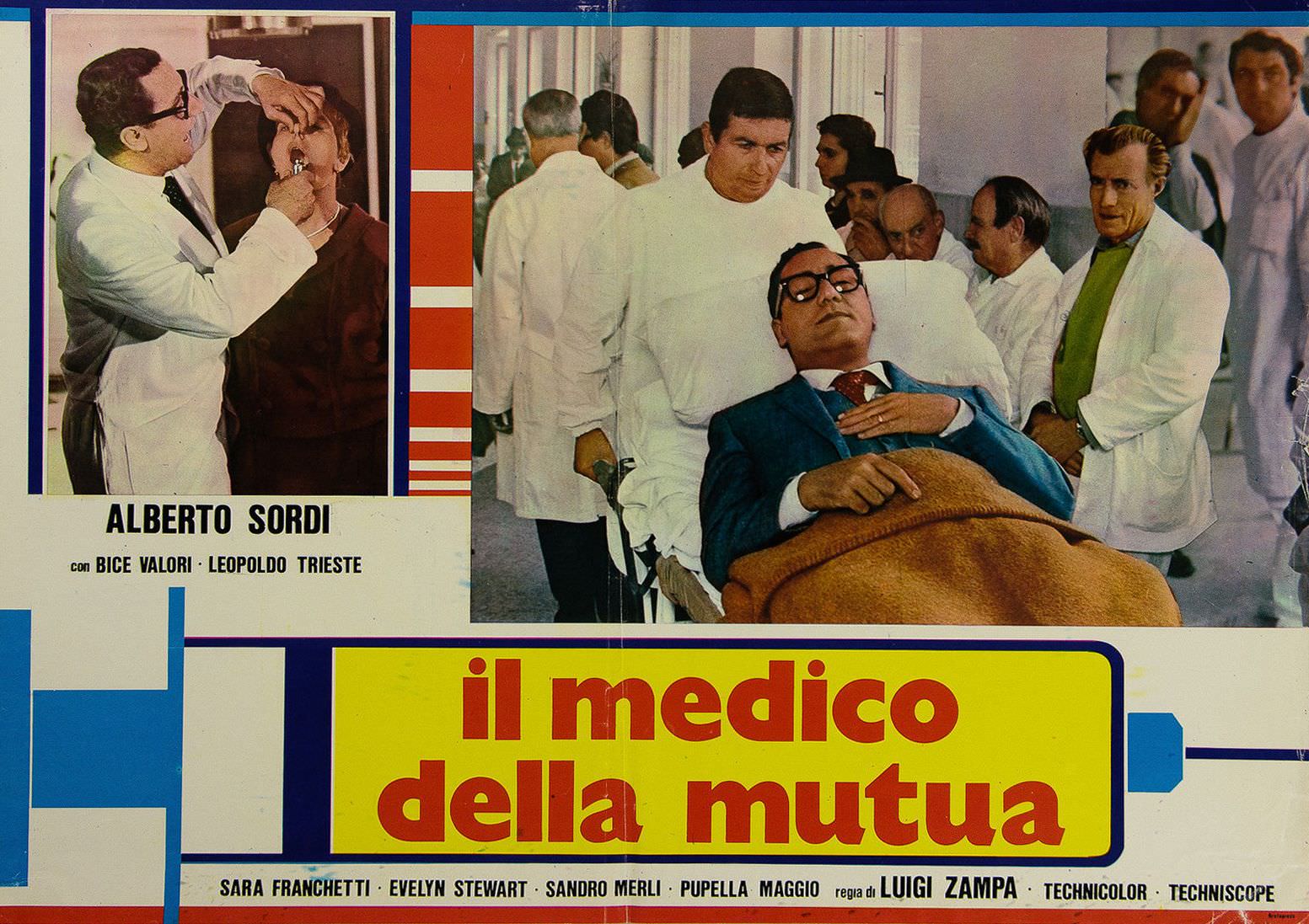 Alberto Sordi in Il medico della mutua (1968)