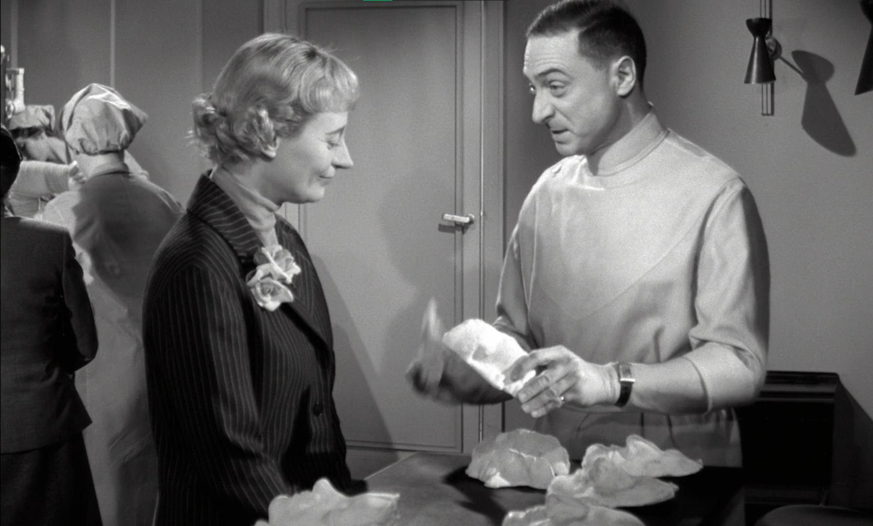 Michèle Morgan and Gérard Oury in The Mirror Has Two Faces (1958)