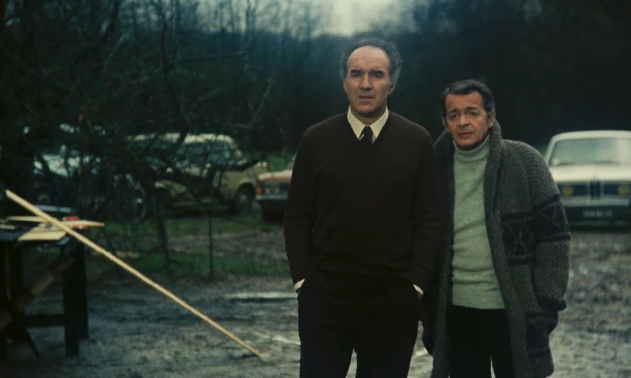 Michel Piccoli and Serge Reggiani in Vincent, François, Paul and the Others (1974)