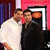 Karan Johar and John Abraham in Koffee with Karan (2004)