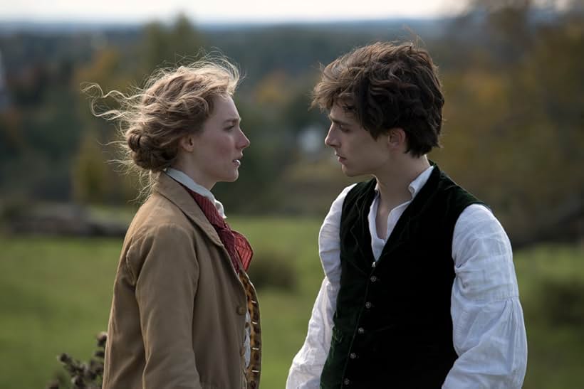 Saoirse Ronan and Timothée Chalamet in Little Women (2019)